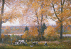 Поздняя осень. Бумага, акварель, пастель 44 х 65 см.2004